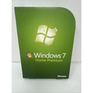 Microsoft Windows 7 Home Premium Upgrade 32 Bit and 64 Bit DVDs MS WIN